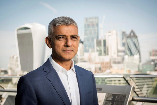  London mayor Sadiq Khan, self-employed concept 